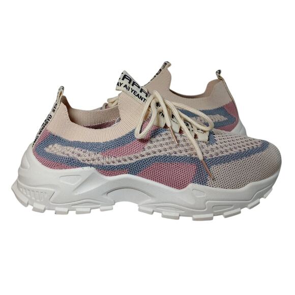 Women's Mesh Platform Sneakers Casual Lace Up Outdoor Shoes Size EU 40 US 8.5 - Picture 1 of 9